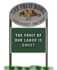 the fruit bowl logo - saturday